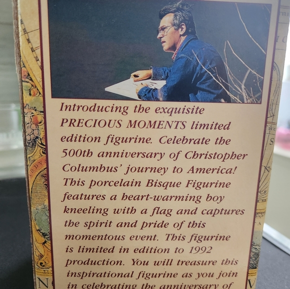 NIB Precious Moments 527777 This Land Is Our Land, Knight Figurine - Picture 4 of 6